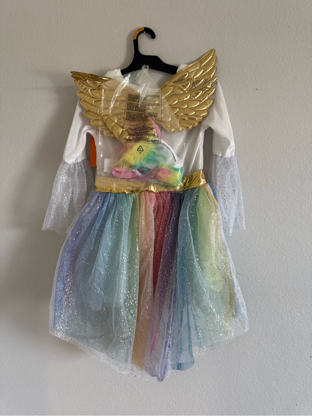 Rainbow Unicorn Sequin Girls Costume Dress - Picture 2 of 8